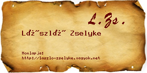 László Zselyke névjegykártya
